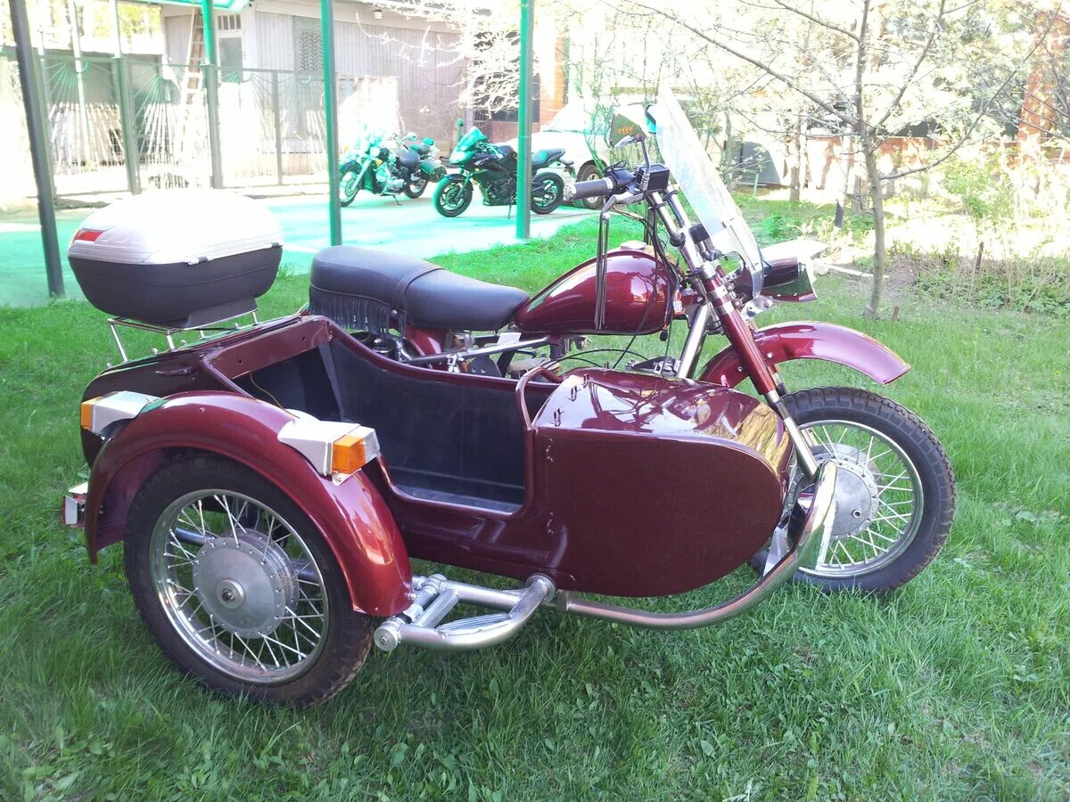 Мотоцикл днепр с коляской фото Купить б/у Другие Мотоциклы (другие) в Балашихе: пурпурный дорожный 2016 года на