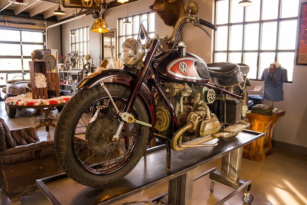 Мотоцикл фольксваген фото Von Dutch Volkswagen Motorcycle -2 Ray Kasal Flickr