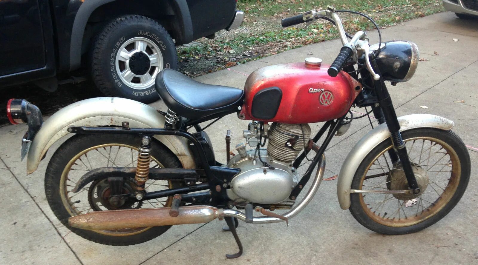 Мотоцикл фольксваген фото 1965 Volkswagen Apex Motorcycle. Rare variation only released in Europe!