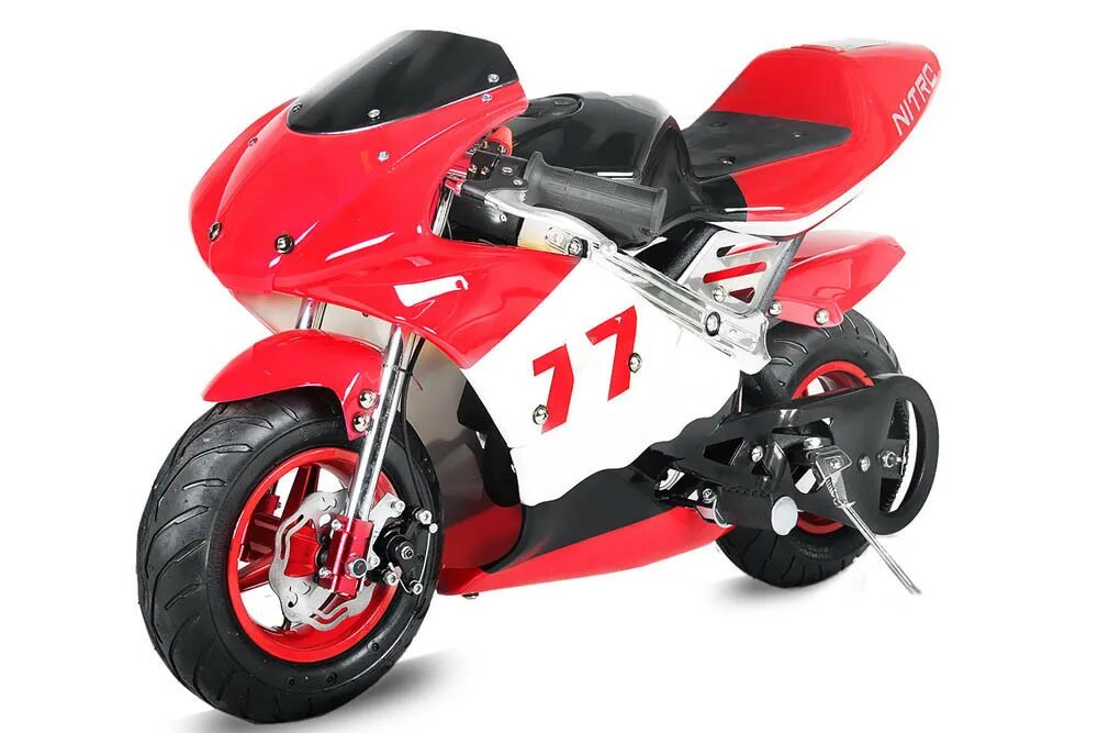 Мотоцикл фото для детей бензин Купить Мини мотоцикл NITRO MOTORS PS 77 49cc.