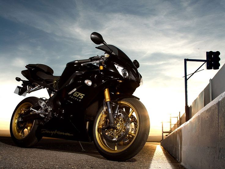Мотоцикл фото картинки красивые Triumph 675 Daytona Motorcycle, Triumph motorcycles, Triumph daytona 675