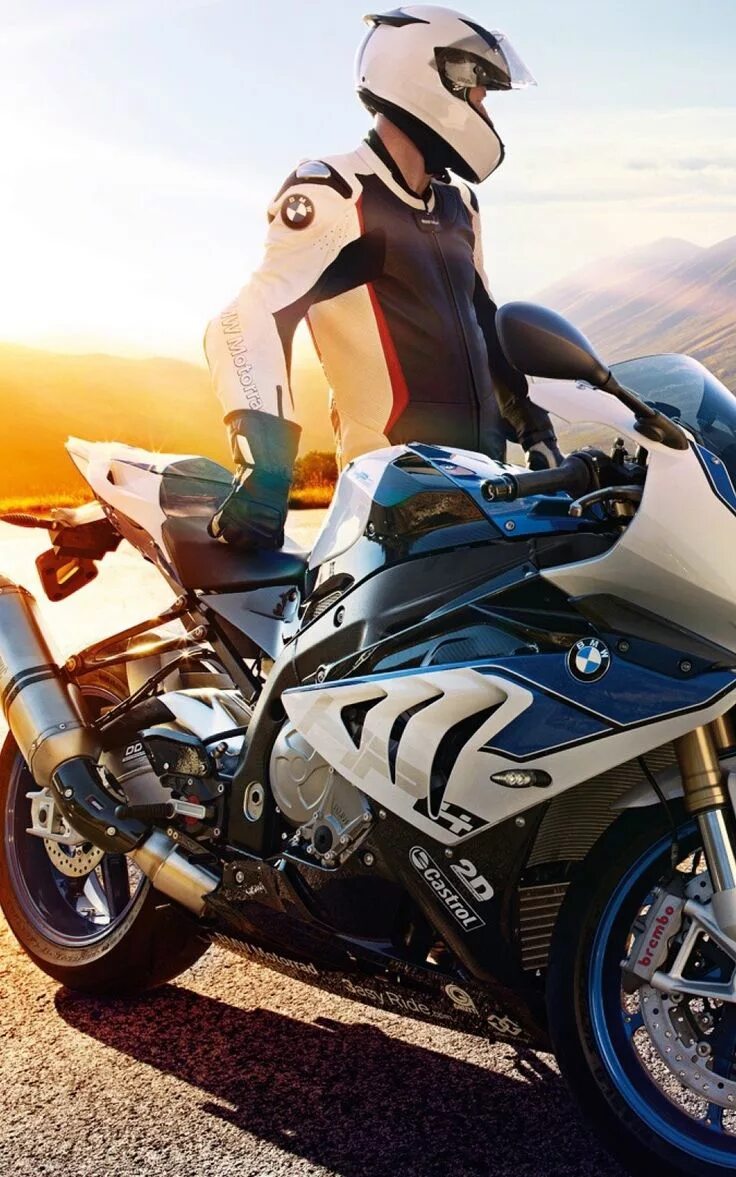Мотоцикл фото на телефон Cars & Bikes iPhone 6 Plus Wallpapers - BMW White Blue Bike iPhone 6 Plus HD Wal