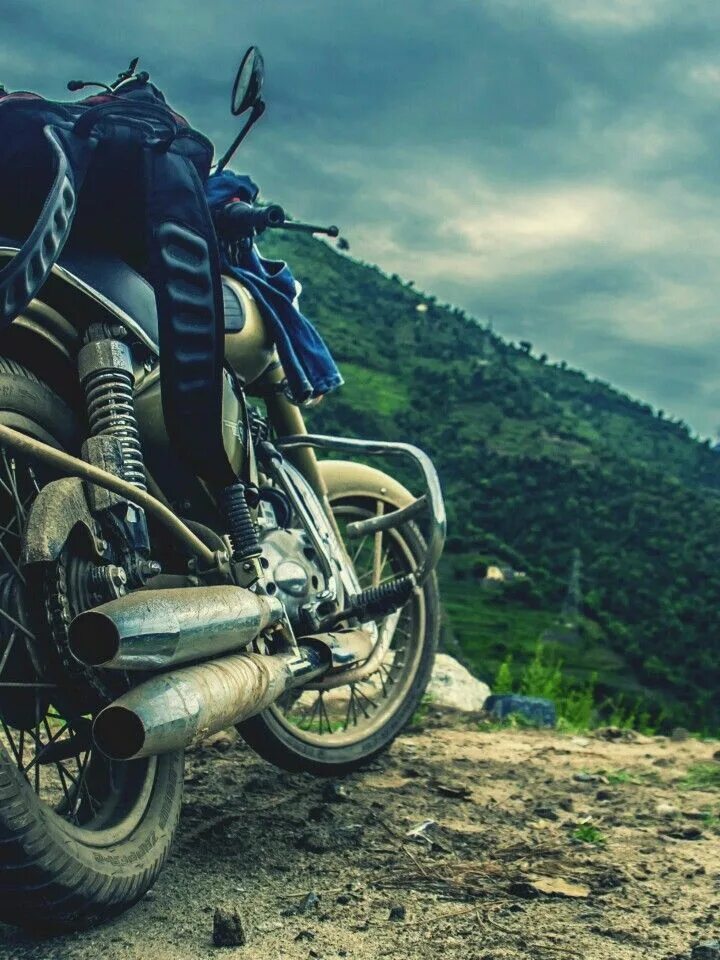 Мотоцикл фото на телефон Enduro Motorcycle Camping Gear