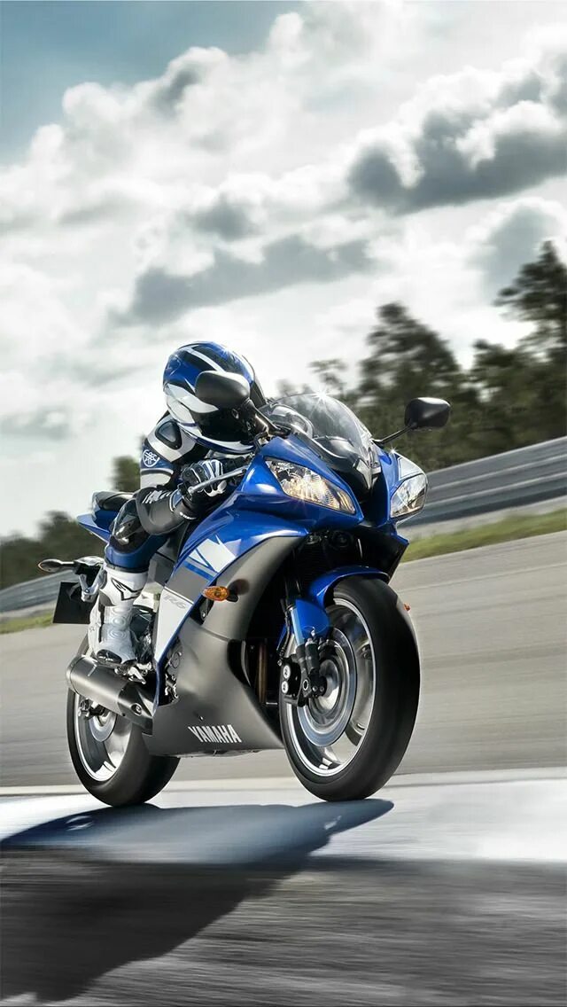 Мотоцикл фото скачать на телефон iPhone 5 Wallpapers Yamaha r6, Yamaha, Kawasaki bikes