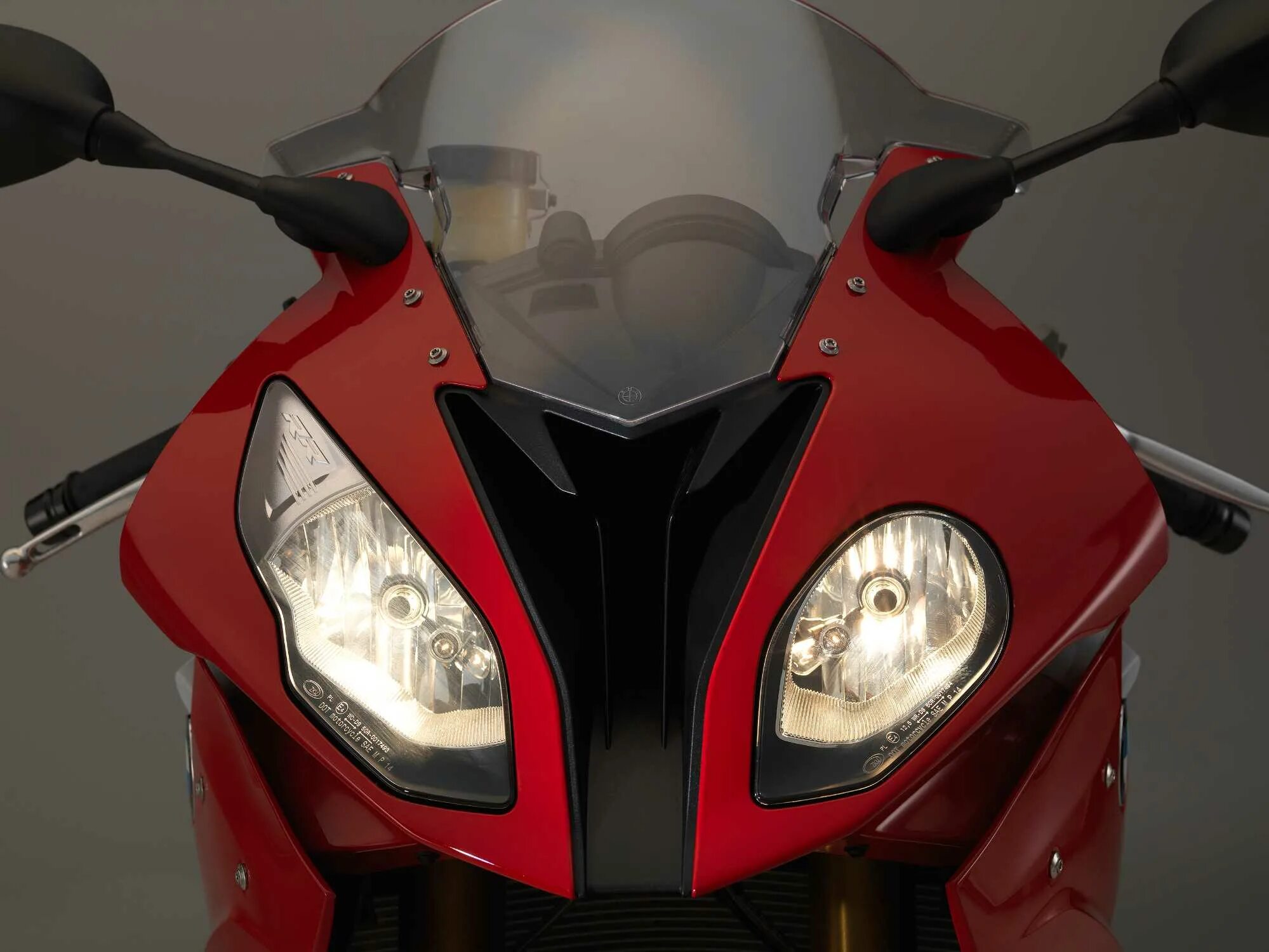 Мотоцикл фото спереди BMW S 1000 RR. (09/2014)