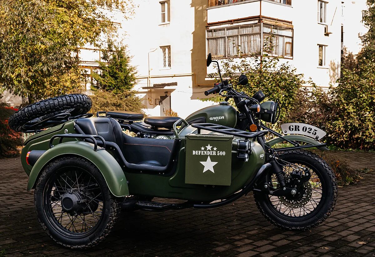Мотоцикл гроза фото Урал" по-китайски: тест и обзор "колясыча" Groza Defender 500 Автомобильный порт