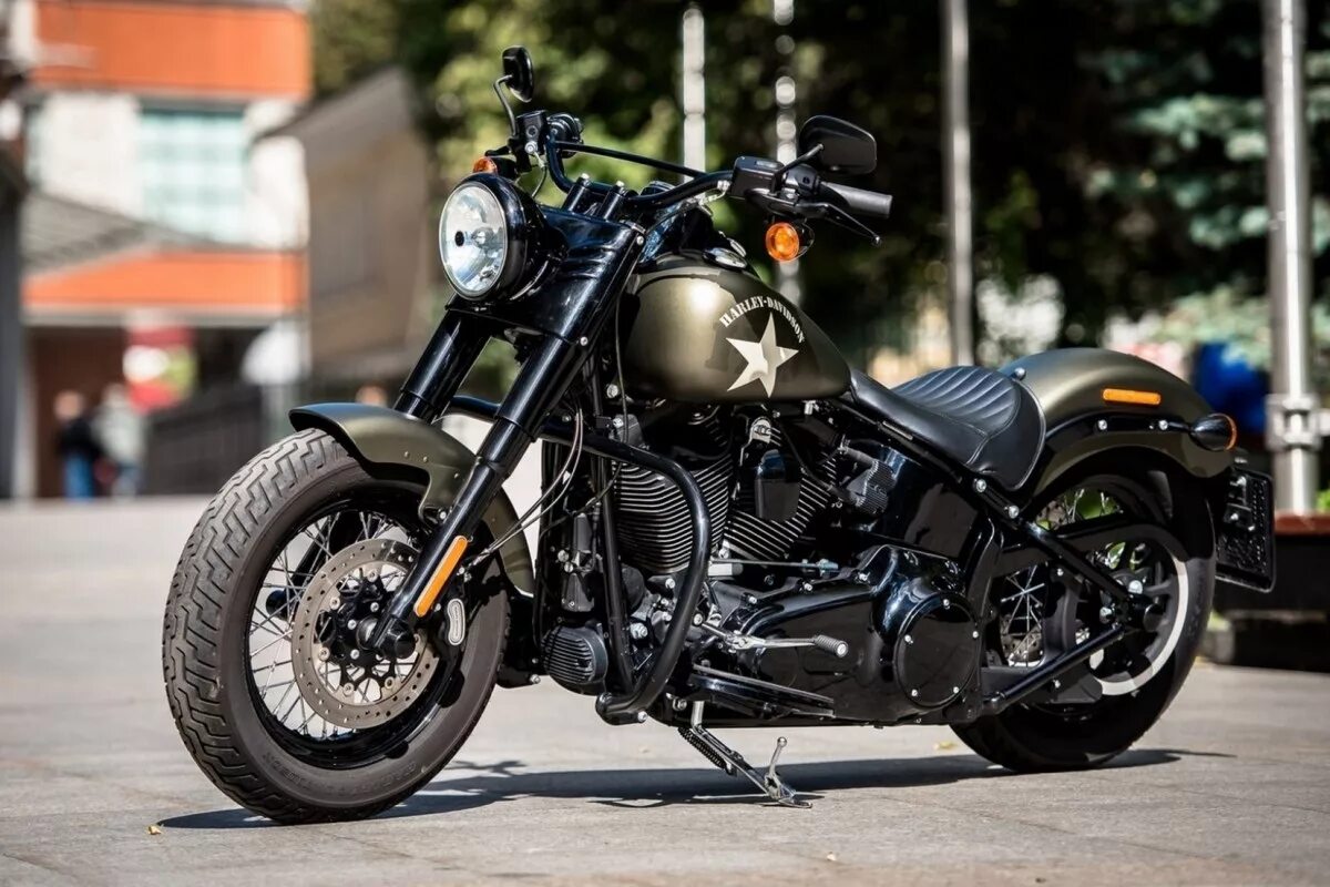 Мотоцикл harley davidson фото Harley-Davidson Softail Slim S (Харли Дэвидсон S серия) - ціни, відгуки, характе