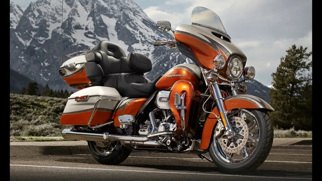 Мотоцикл харлей дэвидсон фото 2016 Harley Davidson CVO Limited Gold - YouTube