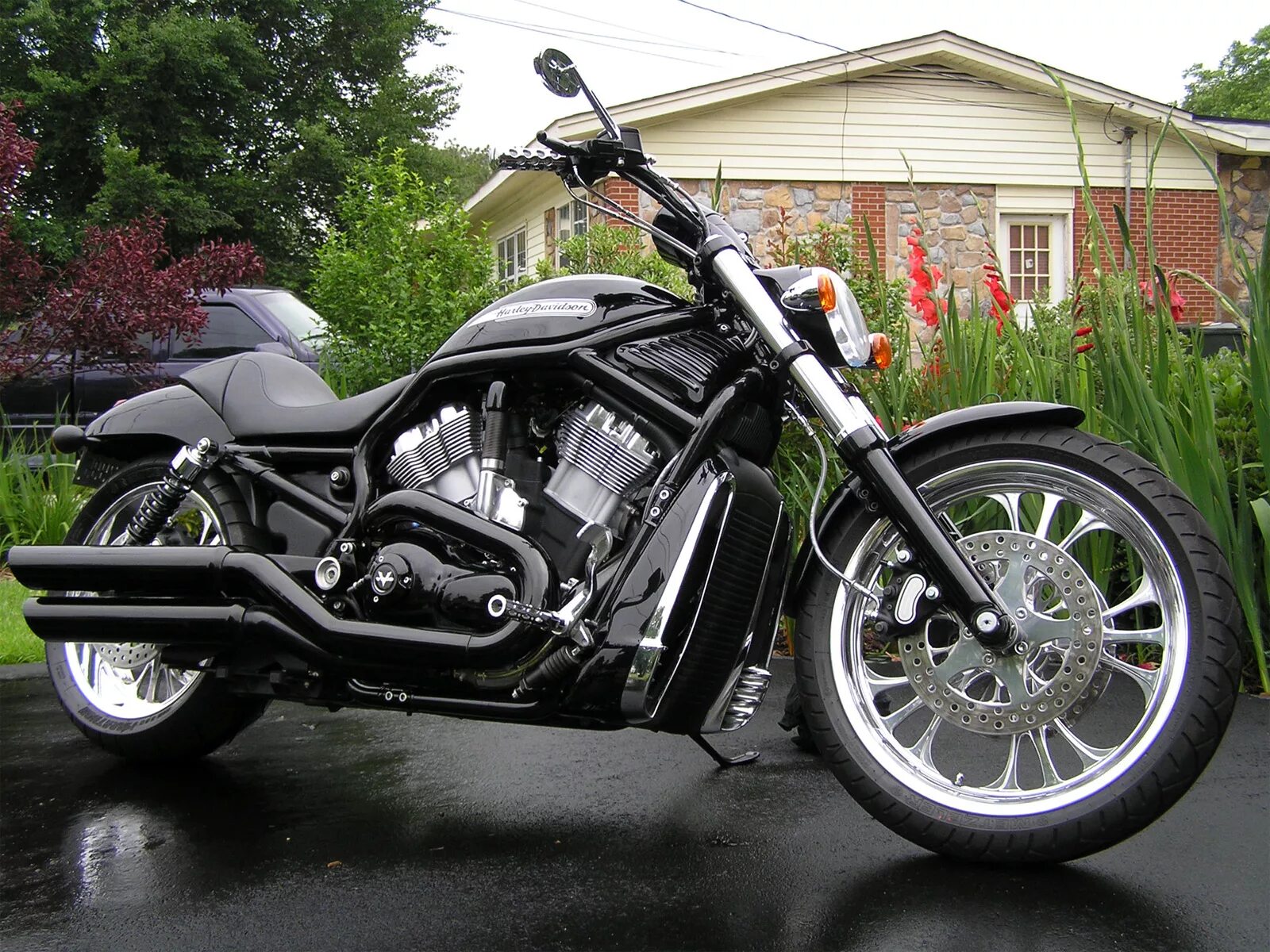 Мотоцикл харлей дэвидсон фото Harley-Davidson VRSCAW V-Rod фото № 71900 автомобильная фотогалерея Harley-David