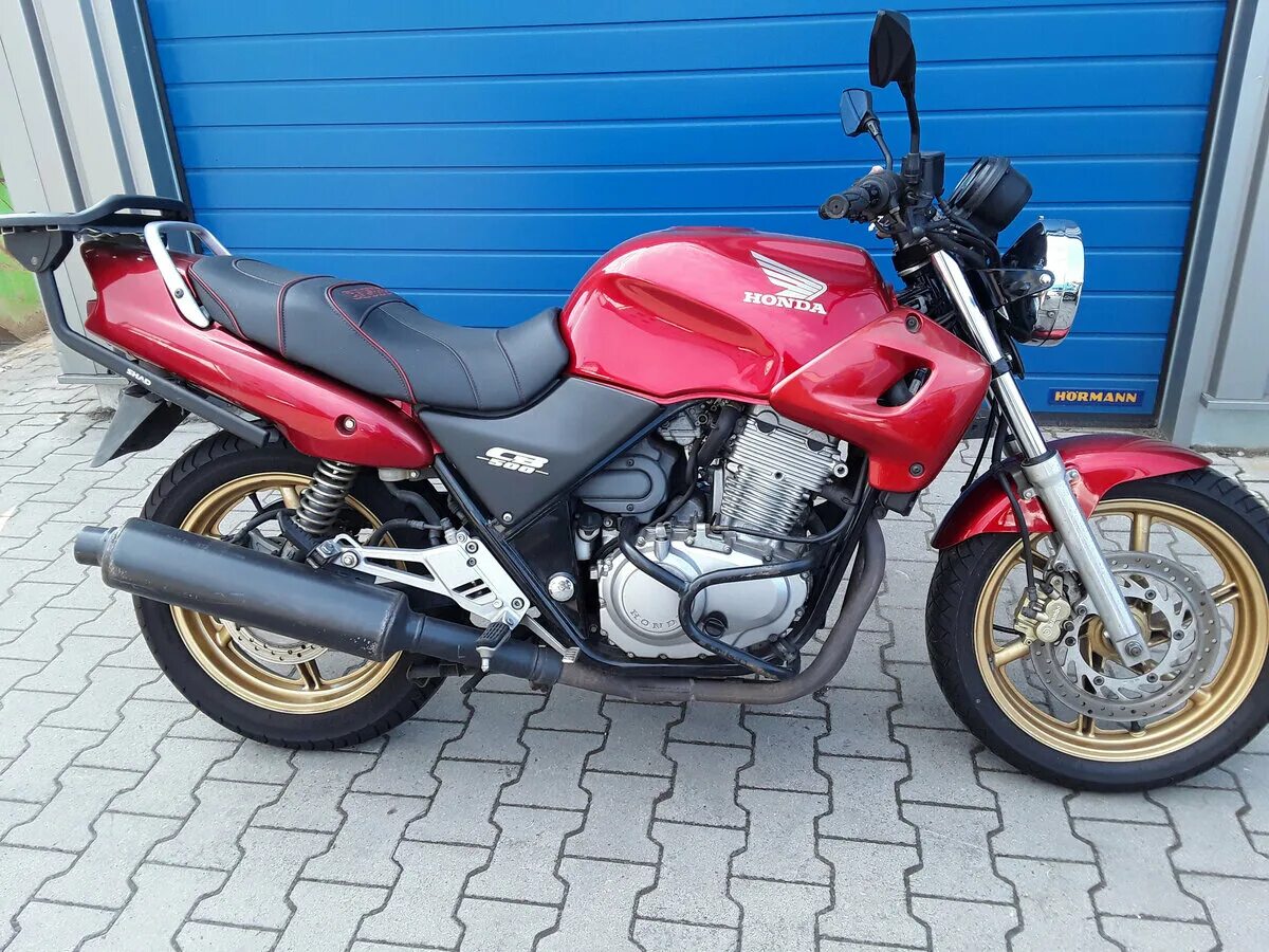 Мотоцикл хонда cb 500 х фото Купить б/у Honda CB 500 карбюратор 5 передач в Москве: красный классик 2002 года