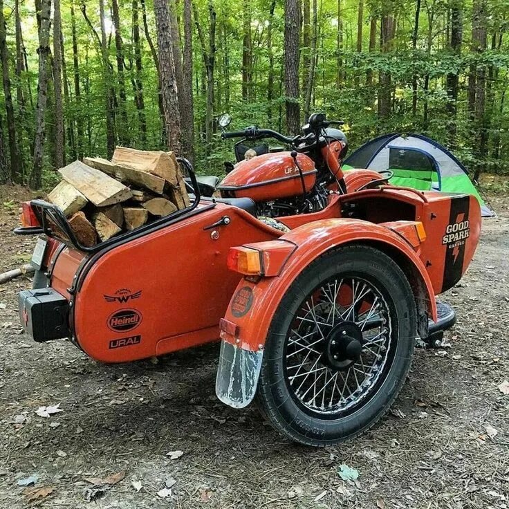 Мотоцикл коляской тюнинг фото Pin on sidecars Ural motorcycle, Ural bike, Scooter bike