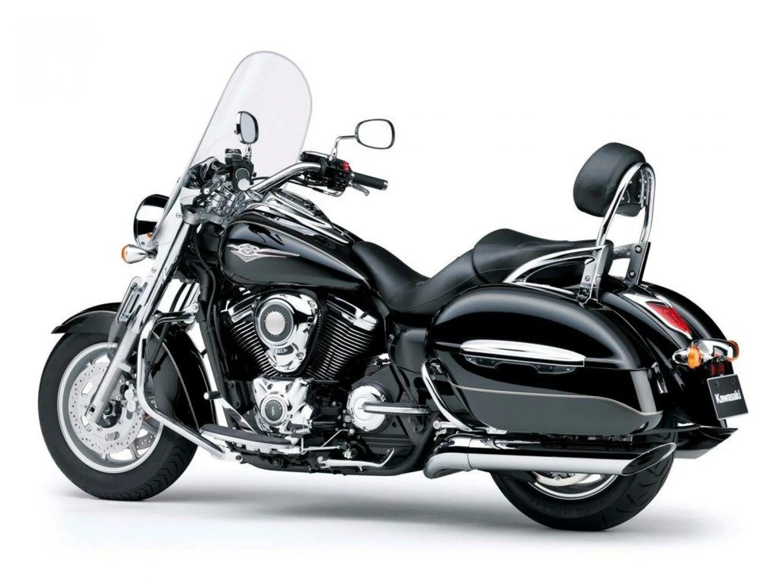 Мотоцикл круизер фото Kawasaki Kawasaki VN1700 Classic Tourer - Moto.ZombDrive.COM