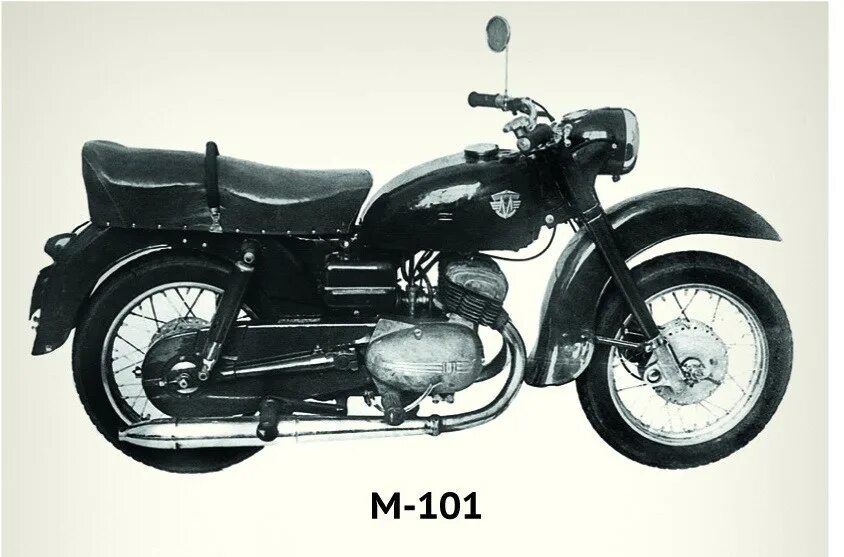 Мотоцикл м101 фото 1961 Минск М-101 - экспонат музея 360CarMuseum.com