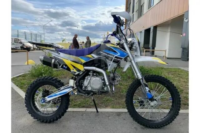 Мотоцикл рейсер 125 фото Мотоцикл Racer RC-CRF125 Pitbike (синий)