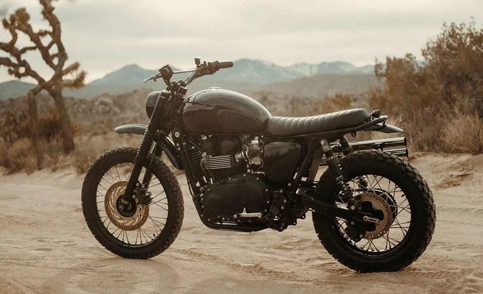 Мотоцикл скремблер фото Кастомный скремблер на базе Triumph 2017