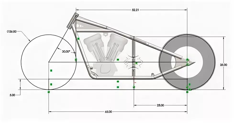 Мотоцикл своими руками фото чертежи Спортстер кадр drawing2 Chopper frames, Motorcycle frames, Bike frame