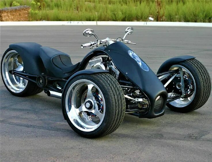 Мотоцикл трицикл фото "Vision Works Engineering" 3-Wheel Motorcycle, originally known as "TriRod F3 Ad