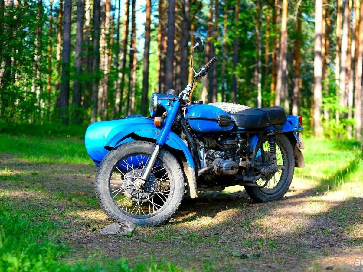 Мотоцикл урал фото Купить б/у Урал ИМЗ-8.103 в Усть-Катаве: синий дорожный 1990 года на Авто.ру ID 