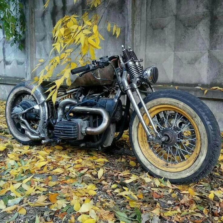 Мотоцикл урал кастом фото Pin on Motos Bobber motorcycle, Rat bike, Bobber bikes