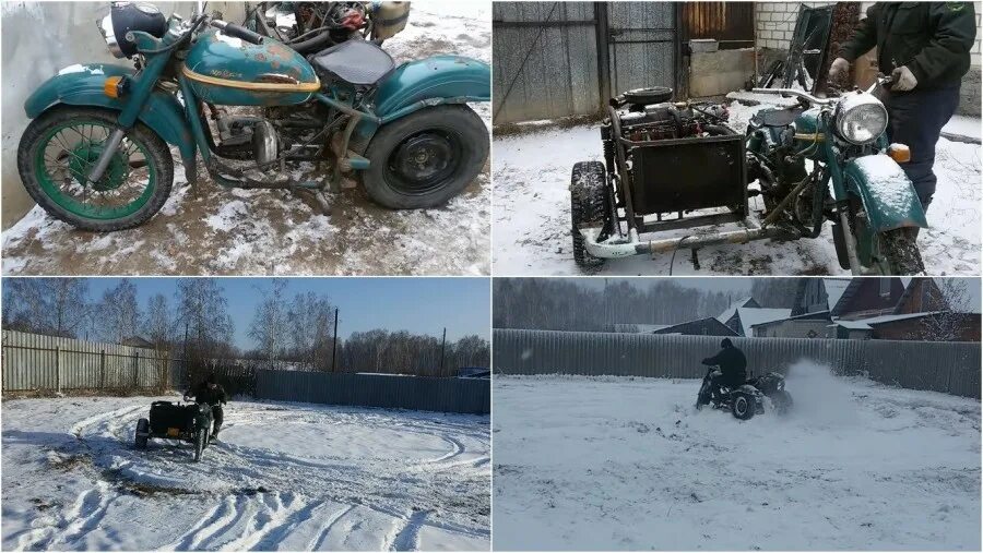 Мотоцикл урал с двигателем от мотоблока фото Автопортал