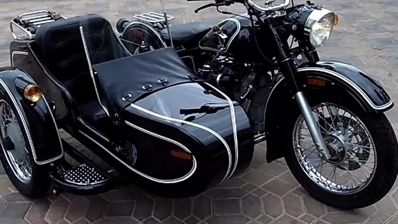 Мотоцикл урал с коляской фото 2006 Ural Sidecar Retro Motorcycle At Celebrity Cars Las Vegas - YouTube