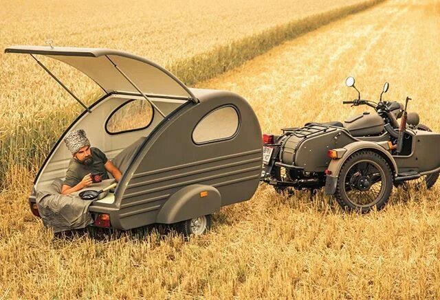 Мотоцикл урал с прицепом фото On tour with a vintage Ural T TWD with trailer. Great contribution in the curren