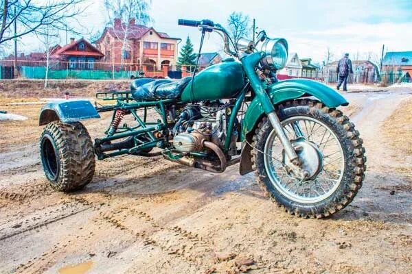 Мотоцикл урал своими руками фото Made a powerful tricycle from the Ural motorcycle (photo + description) 2023 Авт