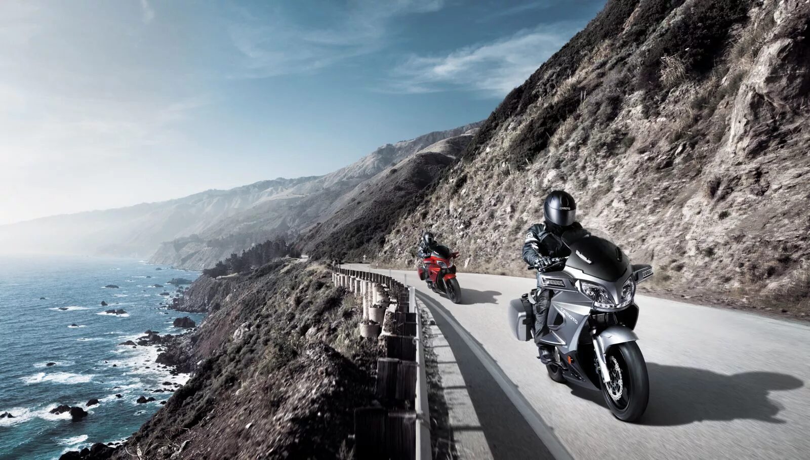 Мотоцикл в горах фото Путешествие на CFMOTO 650TK - ATVARMOR