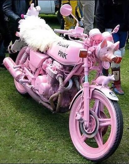 Мотоцикл в цветах фото Motorcycle Pink motorcycle, Pink life, Pink bike