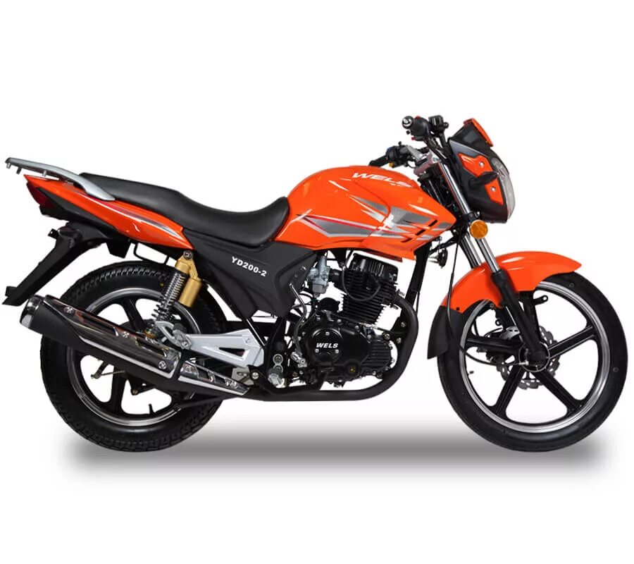 Мотоцикл велс 250 круизер фото Мотоцикл WELS "GOLD SPORT" 16/18" 200CC YD200-2 (обычная вилка) (оранжевый) Wels