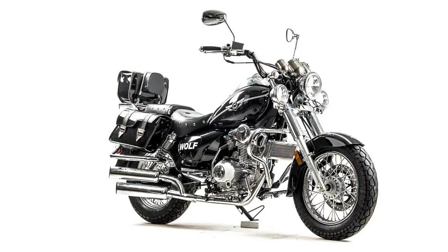 Мотоцикл вольф 300 фото Мотоцикл Motoland WOLF 250 Черный в Москве за 235 990 ₽.