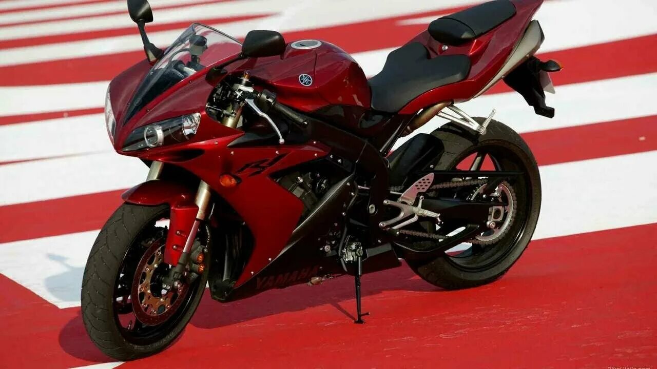 Мотоцикл yamaha фото Картина на холсте 60x110 Альянс Лес "Авто, машины, мото, транспорт" на подрамник