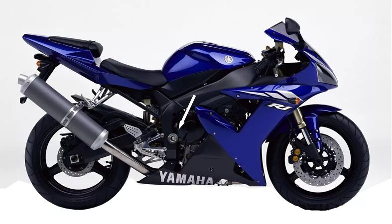 Мотоцикл ямаха yzf r1 фото Слайдеры Yamaha YZF-R1 `98-`03 в ось маятника - CRAZY IRON - Дуги и защита - Акс