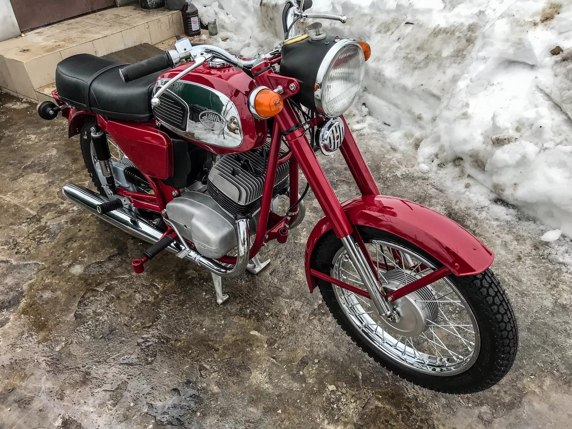 Мотоцикл ява 634 фото "Вишневка", сменившая "старуху": обзор Jawa 350 typ 634-01 - "Мототехника" на DR