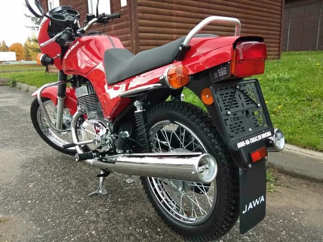 Мотоцикл ява новый фото Купить б/у Jawa 350/640 карбюратор 4 передачи в Москве: красный дорожный 2019 го