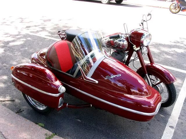 Мотоцикл ява с коляской фото Jawa & Velorex by edsel, via Flickr Мотоцикл