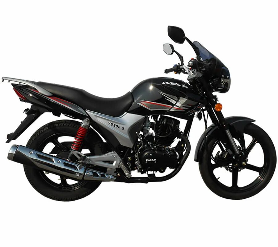 Мотоциклетный двигатель велс 250 дорожный фото Мотоцикл WELS "GOLD" 16/18" 200CC YD200-2 (ветровое стекло) Wels