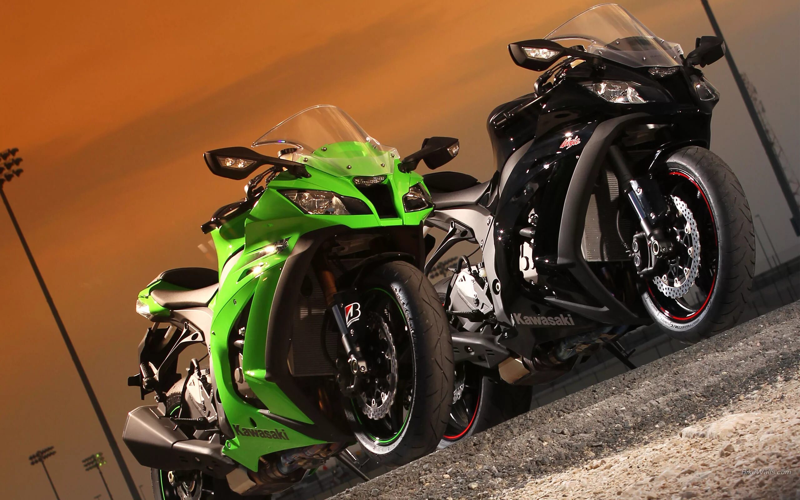 Мотоциклы фото на рабочий New reliable motorcycle Kawasaki Ninja ZX-10R Desktop wallpapers 1600x900
