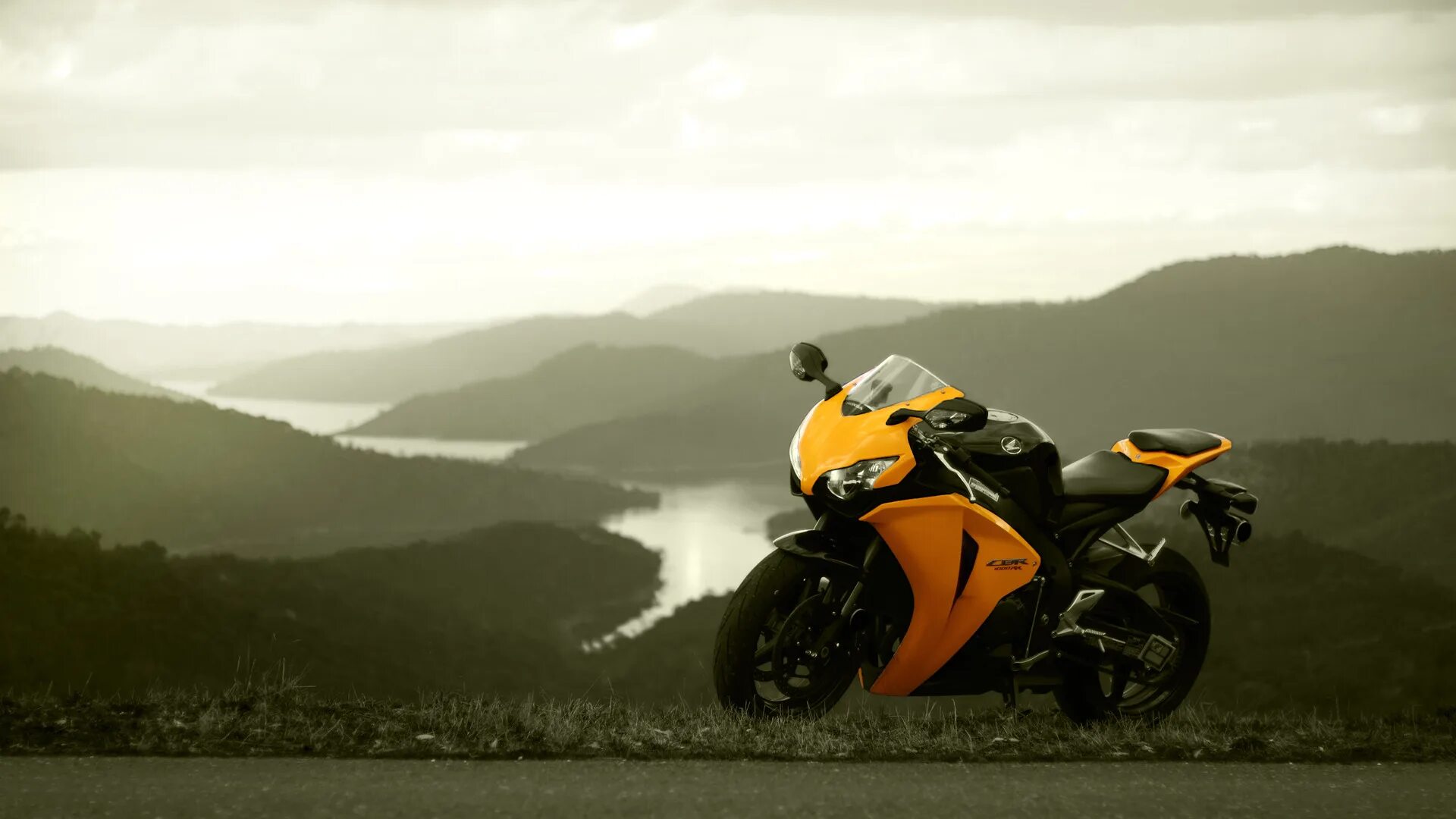 Мотоциклы фото на рабочий Скачать обои небо, жёлтый, honda, хонда, yellow, cbr1000rr, моцикл, раздел мотоц