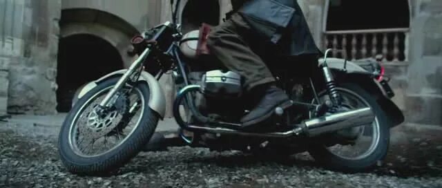 Мотоциклы из фильмов фото IMCDb.org: Ural Solo in "Ghost Rider: Spirit of Vengeance, 2011"