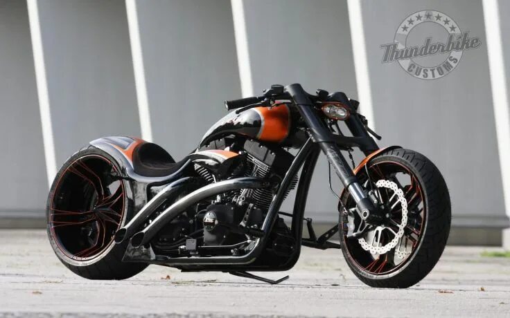 Мотоциклы кастом фото THUNDERBIKE custom chopper bobber bike 1tbike motorbike motorcycle tuning wallpa