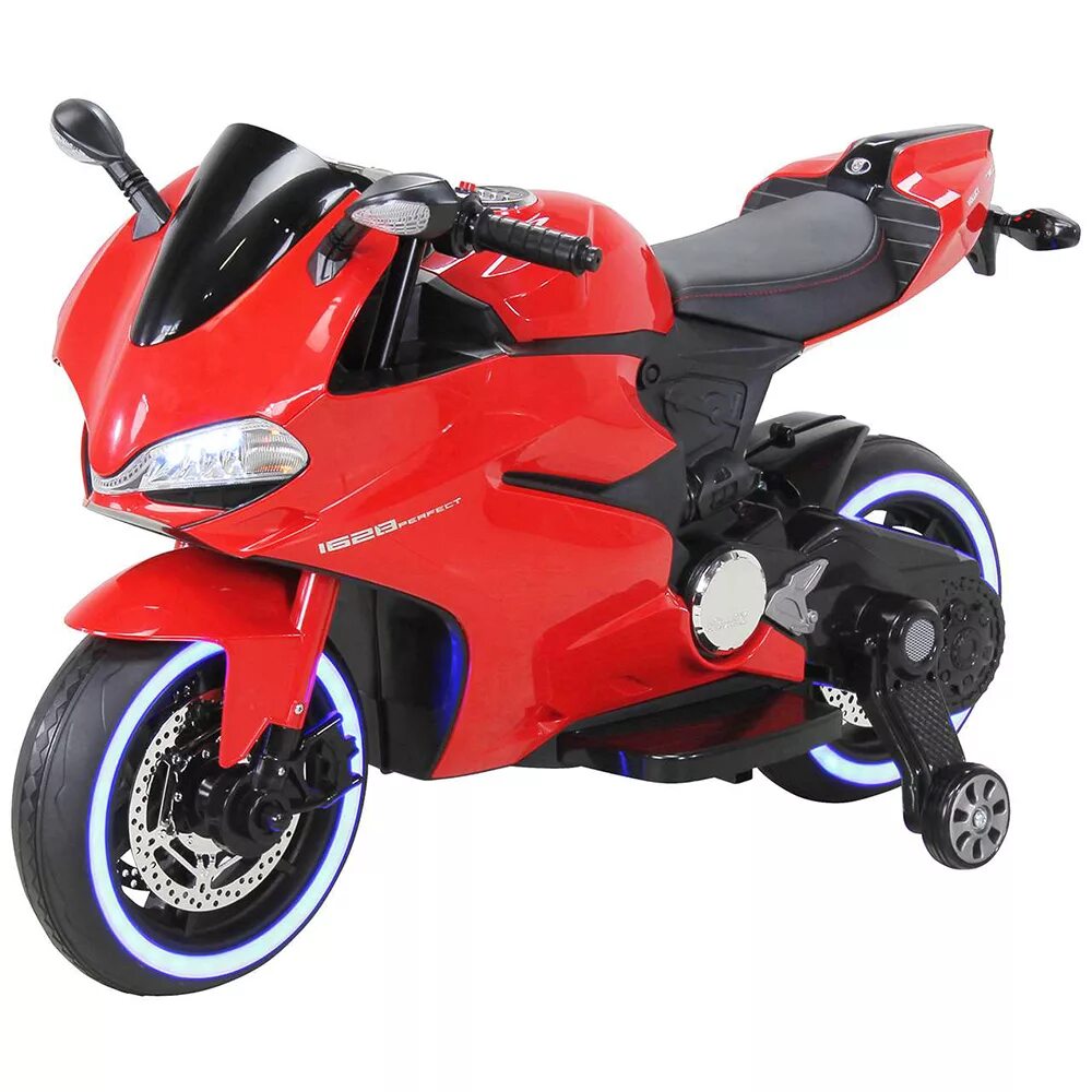 Мотоциклы недорого цены фото Детский электромобиль - мотоцикл Ducati Red - SX1628-G