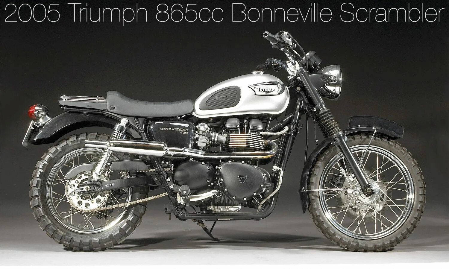 Мотоциклы разновидности фото bonhams-2005-Triumph-865cc-Bonneville-Scrambler - Megadeluxe ... Scrambler, Triu
