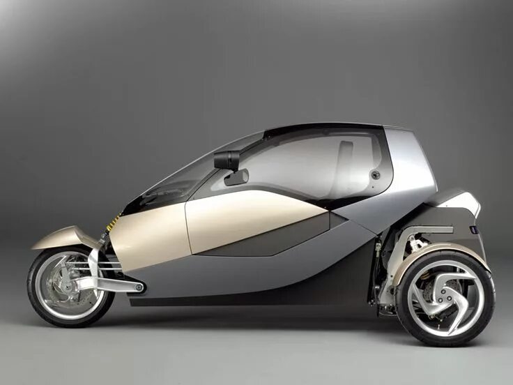Мотоциклы с кабиной фото BMW CLEVER Research Vehicle, 2006 Concept cars, Concept motorcycles, Bmw