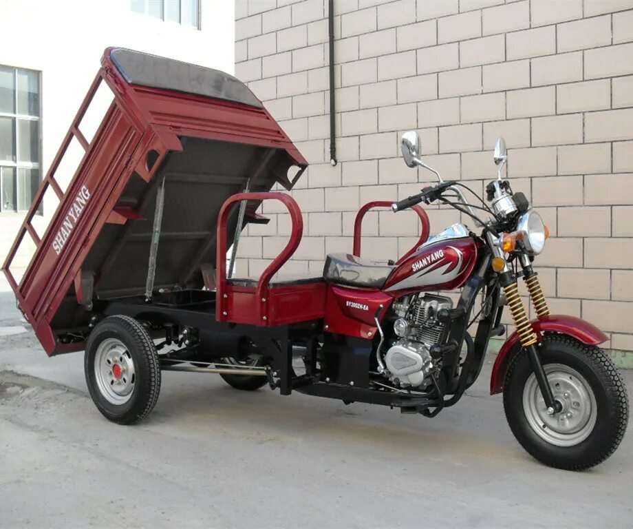 Мотоциклы с кузовом фото 250cc дешевые три колеса мотоцикла двойных направляющих 3 Колеса груза с мотоцик