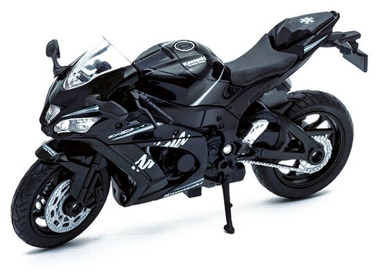 Мотоциклы цена фото характеристики Мотоцикл Welly Kawasaki Ninja ZX-10RR (12845P) 1:18 - купить в интернет-магазине