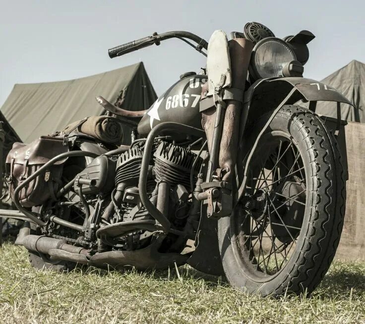 Мотоциклы второй мировой фото Army motorcycle Motorcycle art, Harley davidson wla, Vintage motorcycles