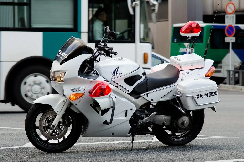 Мотоциклы японии фото HONDA VFR Police Motorcycle Fukuoka Police Department Flickr