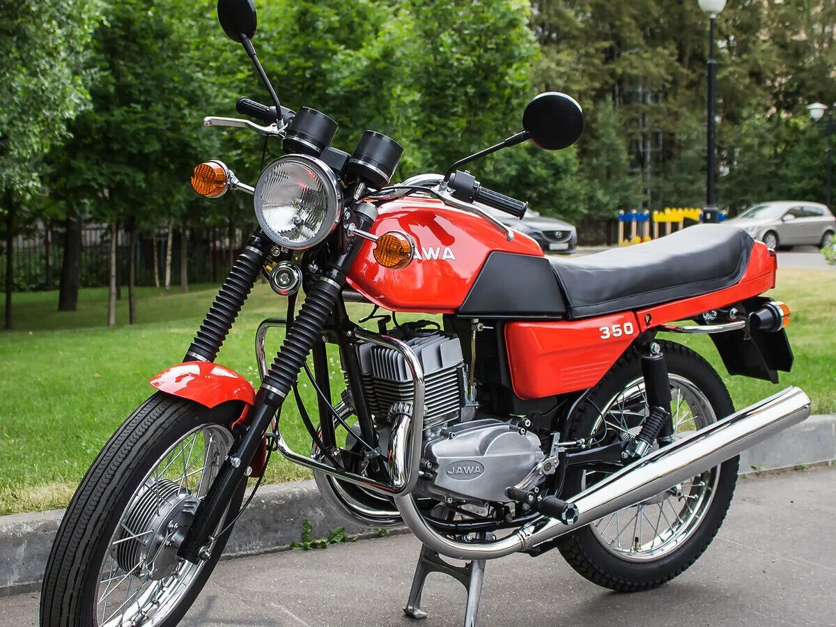 Мотоциклы ява все модели фото и цены Купить б/у Jawa 350/638 карбюратор 4 передачи в Клину: красный дорожный 1990 год