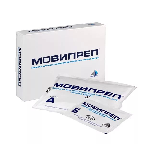 Мовипреп порошок для приготовления раствора фото Мовипреп порошок для приготовления раствора для приема внутрь № 4 (саше А 111,89